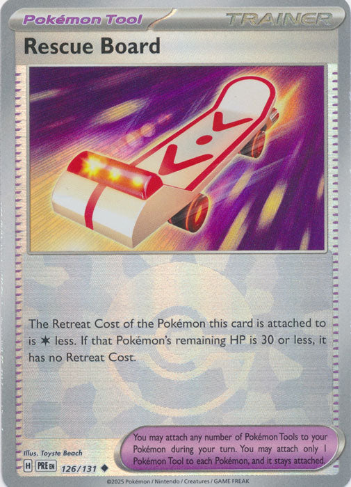 Rescue Board : PRISMATIC EVOLUTIONS (Pokeball Reverse holo) - 126/131