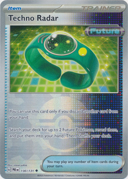 Techno Radar : PRISMATIC EVOLUTIONS (Pokeball Reverse holo) - 130/131