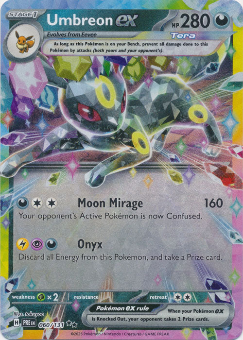 Umbreon ex : PRISMATIC EVOLUTIONS - 060/131