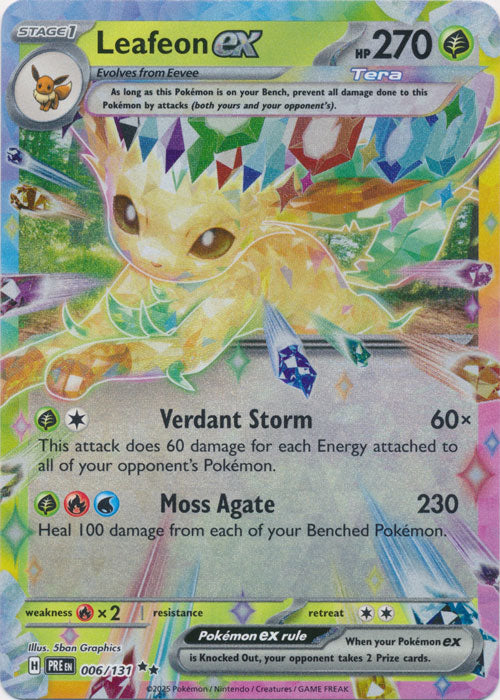 Leafeon ex : PRISMATIC EVOLUTIONS - 006/131