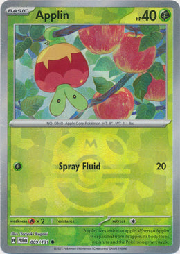 Applin : PRISMATIC EVOLUTIONS (Masterball Reverse holo) - 009/131
