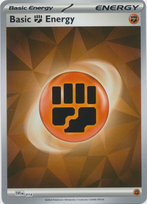 Basic Fighting Energy : PRISMATIC EVOLUTIONS (Reverse holo) - SVE014