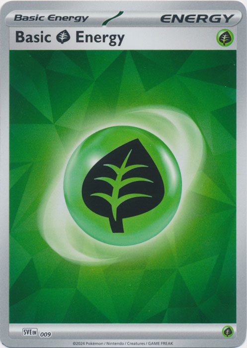 Basic Grass Energy : PRISMATIC EVOLUTIONS (Reverse holo) - SVE009