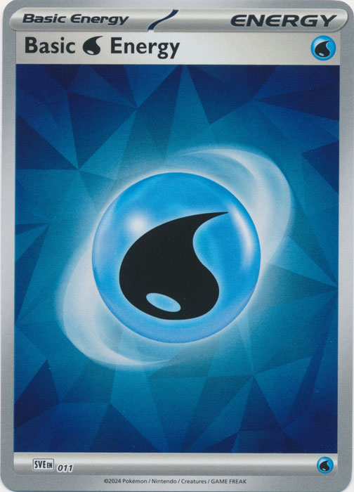 Basic Water Energy : PRISMATIC EVOLUTIONS (Reverse holo) - SVE011