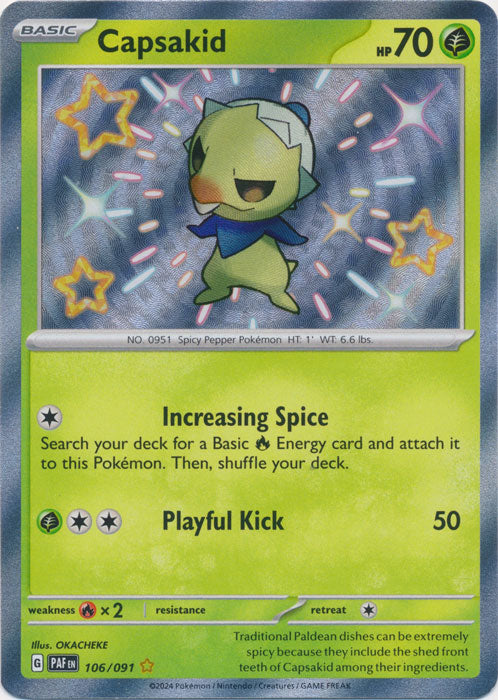 Capsakid : PALDEAN FATES - 106/091