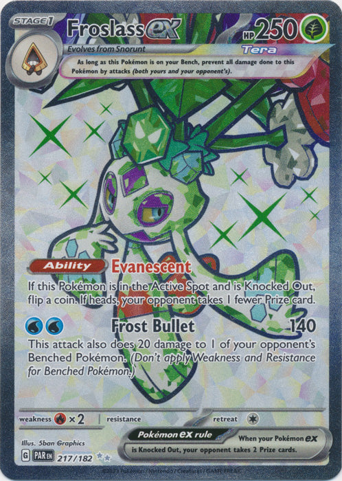 Froslass ex : PARADOX RIFT - 217/182