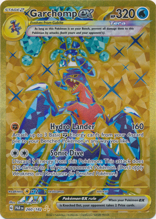 Garchomp ex : PARADOX RIFT - 260/182