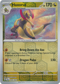 Haxorus : SHROUDED FABLE (Reverse holo) - 046/064