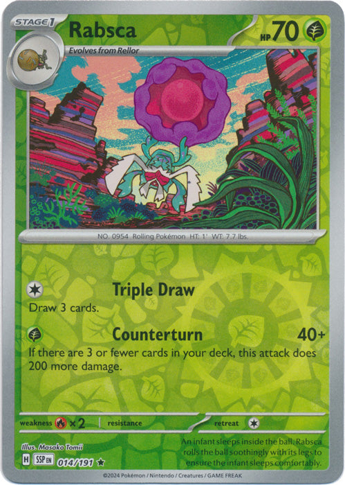 Rabsca : SURGING SPARKS (Reverse holo) - 014/191