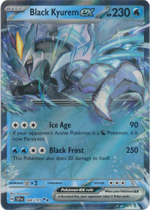 Black Kyurem ex : SURGING SPARKS - 048/191