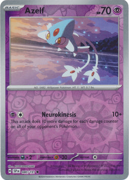 Azelf : SURGING SPARKS (Reverse holo) - 080/191