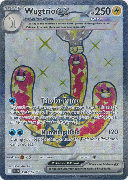 Wugtrio ex : TEMPORAL FORCES - 190/162