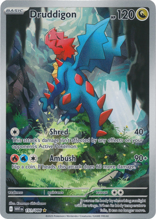 Druddigon : WHITE FLARE - 151/086