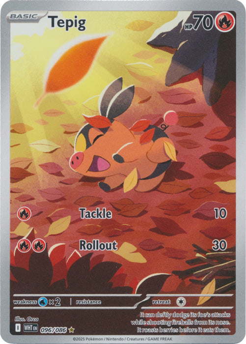 Tepig : WHITE FLARE - 096/086