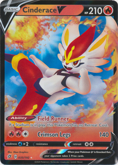 Cinderace V : REBEL CLASH - 035/192
