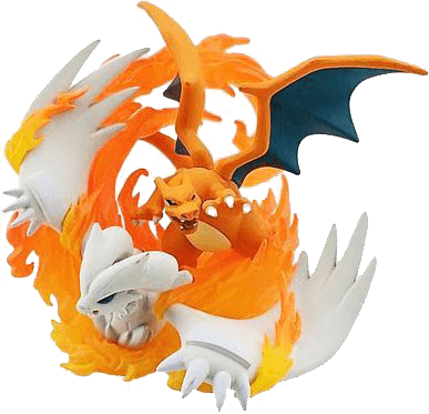 Reshiram & Charizard GX Collectible Figure - Lockett Labs UK
