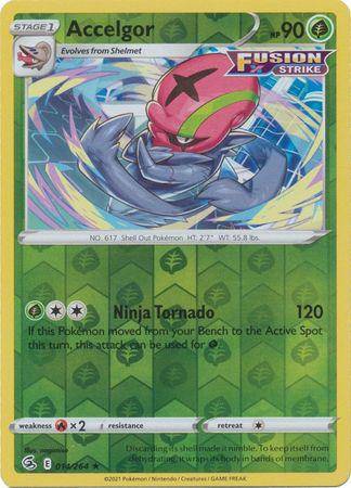 Accelgor : FUSION STRIKE (Reverse holo) - 014/264