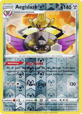 Aegislash : REBEL CLASH (Reverse holo) - 135/192