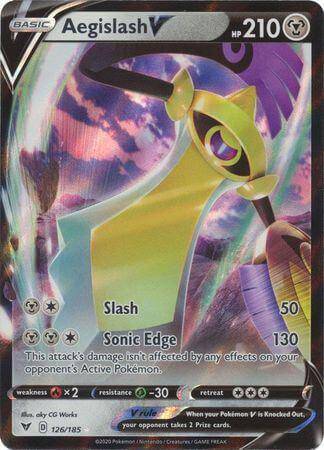 Aegislash V : VIVID VOLTAGE - 126/185 - Lockett Labs UK