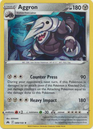 Aggron : CROWN ZENITH (Holo) - 089/159