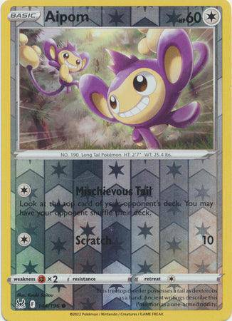 Aipom : LOST ORIGIN (Reverse holo) - 144/196