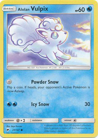 Alolan Vulpix : BURNING SHADOWS - 27/147