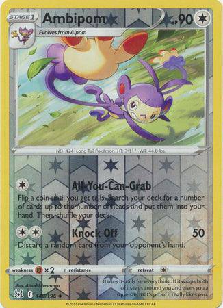 Ambipom : LOST ORIGIN (Reverse holo) - 145/196