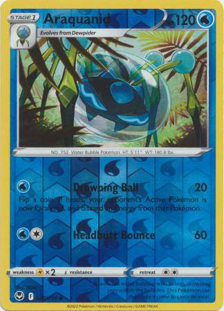 Araquanid : SILVER TEMPEST (Reverse holo) - 048/195