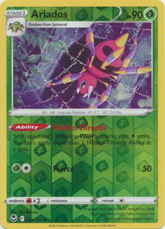 Ariados : SILVER TEMPEST (Reverse holo) - 004/195