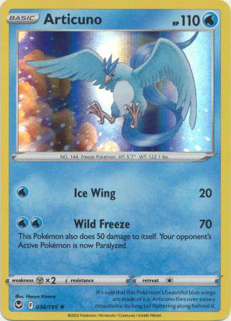 Articuno : SILVER TEMPEST (Holo) - 036/195