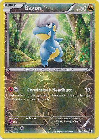 Bagon : ROARING SKIES (Reverse holo) - 54/108