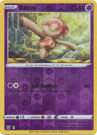 Baltoy : BATTLE STYLES (Reverse holo) - 057/163