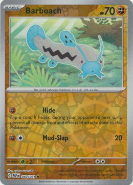 Barboach : PALDEAN FATES (Reverse holo) - 050/091