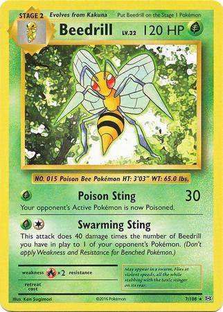 Beedrill : EVOLUTIONS - 7/108 - Lockett Labs UK