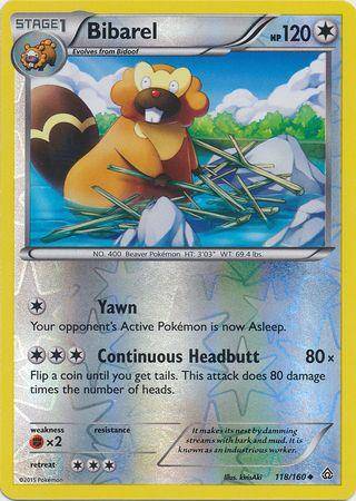 Bibarel : PRIMAL CLASH (Reverse holo) - 118/160