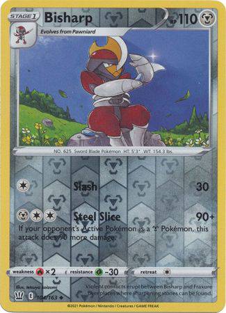 Bisharp : BATTLE STYLES (Reverse holo) - 104/163