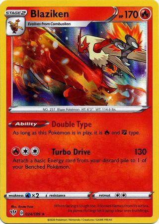 Blaziken : DARKENESS ABLAZE (Holo) - 024/189 - Lockett Labs UK