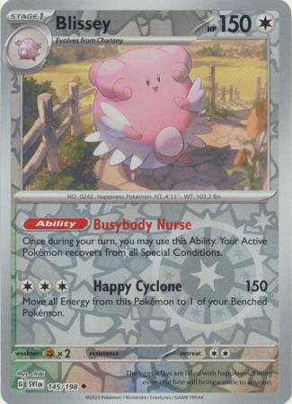 Blissey : SCARLET & VIOLET BASE (Reverse holo) - 145/198