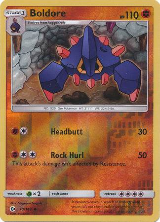 Boldore : SUN & MOON BASE (Reverse holo) - 70/149