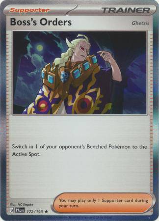Boss's Orders : PALDEA EVOLVED (Holo) - 172/193