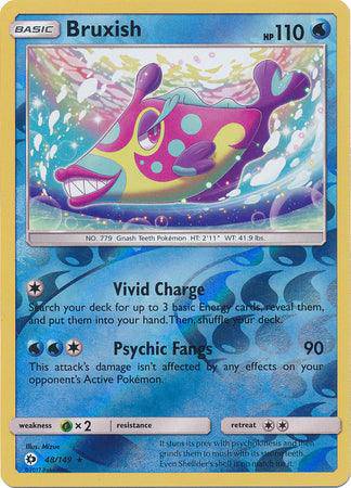 Bruxish : SUN & MOON BASE (Reverse holo) - 48/149