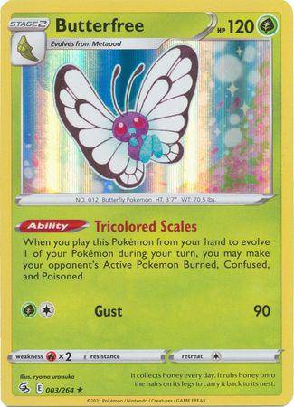 Butterfree : FUSION STRIKE (Holo) - 003/264 - Lockett Labs UK
