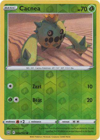 Cacnea : BATTLE STYLES (Reverse holo) - 004/163