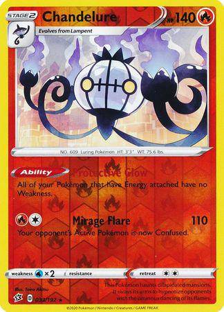 Chandelure : REBEL CLASH (Reverse holo) - 033/192