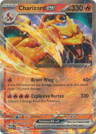 Charizard ex : 151 - 006/165