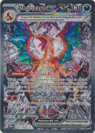 Charizard ex : OBSIDIAN FLAMES - 223/197