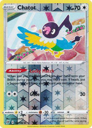 Chatot : REBEL CLASH (Reverse holo) - 142/192