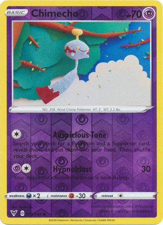 Chimecho : VIVID VOLTAGE (Reverse holo) - 072/185