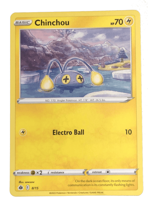 Chinchou : MCDONALDS 2022 - 8/15