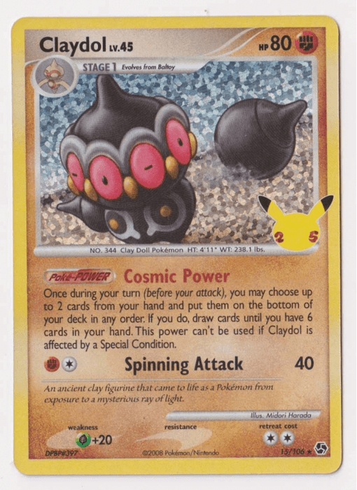 Claydol : CELEBRATIONS - 015/106 - Lockett Labs UK